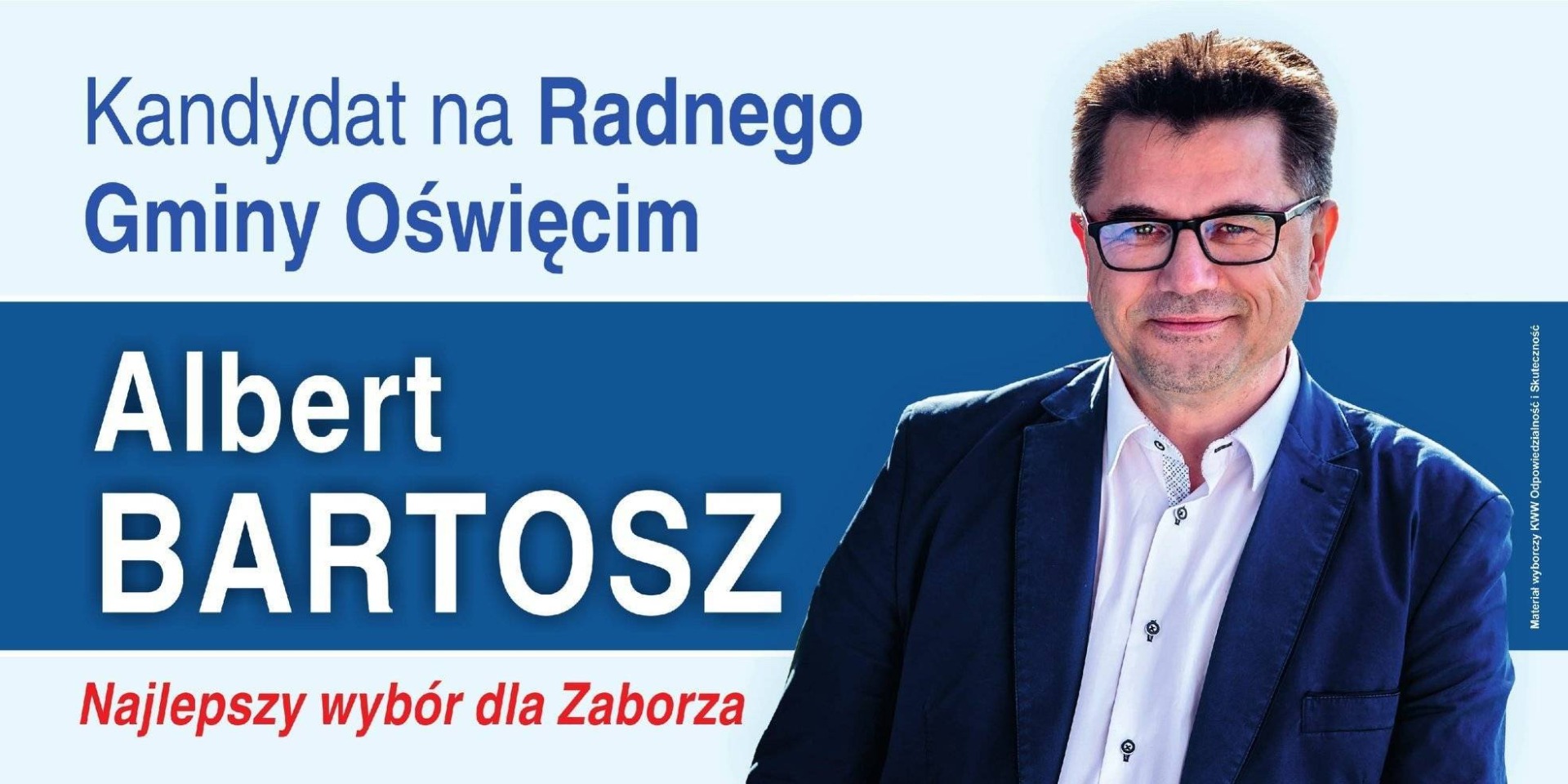 WYBORY. Wójt Bartosz kandyduje na radnego. Stwierdził, że pod jego rządami gmina rozwija się najlepiej w historii!