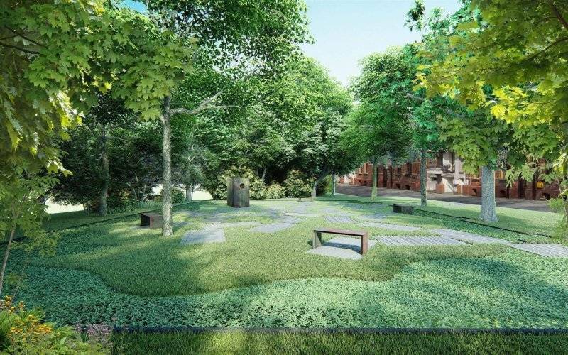 OŚWIĘCIM. Zobacz jak będzie wyglądać Park Pamięci. Powstanie w miejscu Wielkiej Synagogi