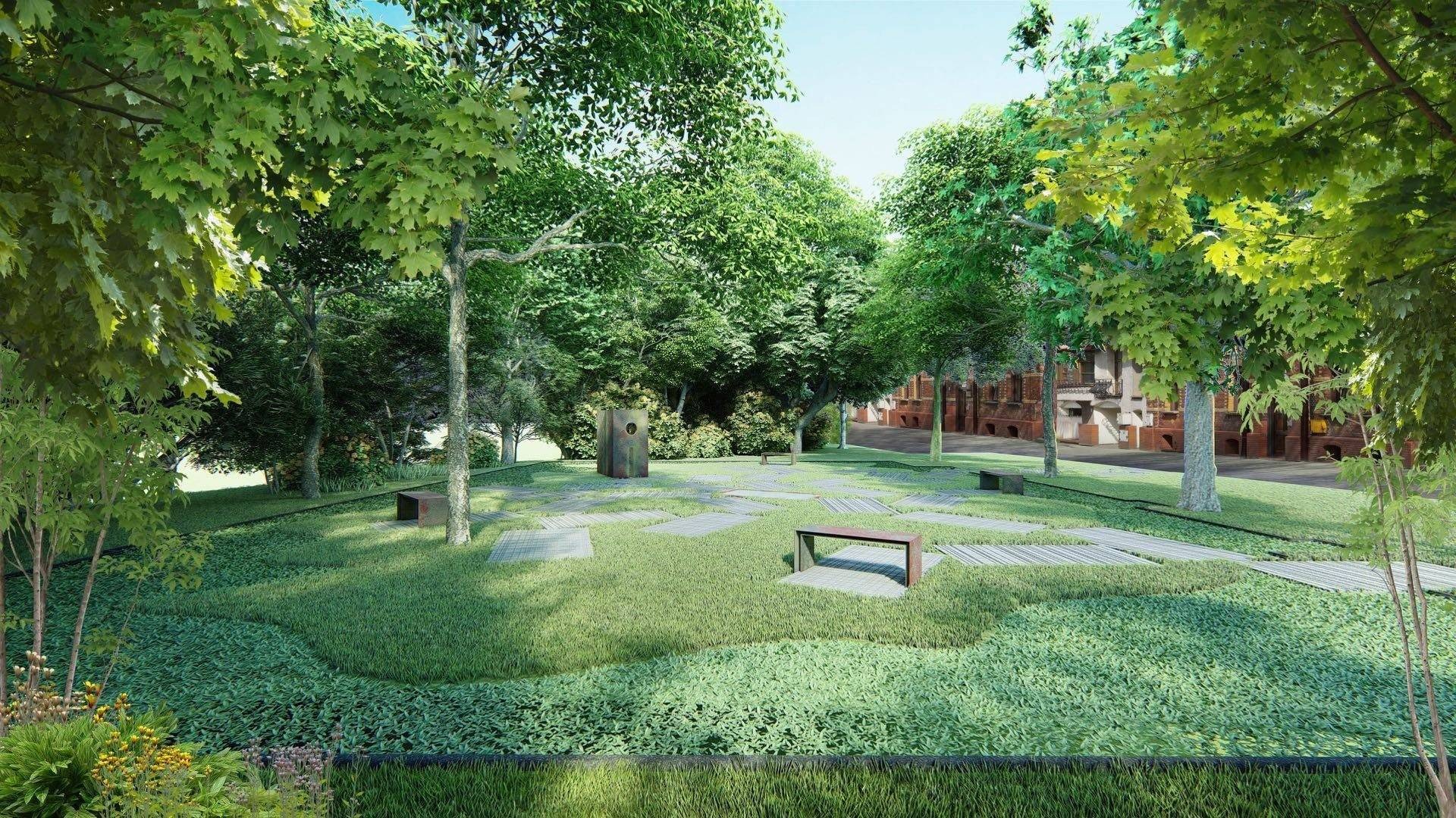 OŚWIĘCIM. Zobacz jak będzie wyglądać Park Pamięci. Powstanie w miejscu Wielkiej Synagogi