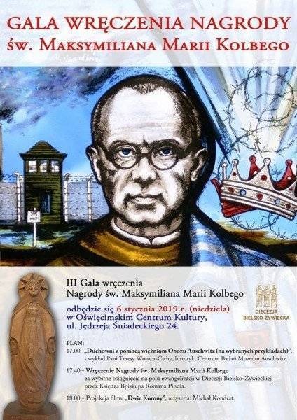 OŚWIĘCIM. Ordynariusz diecezji wręczy w OCK Nagrodę Św. Maksymiliana