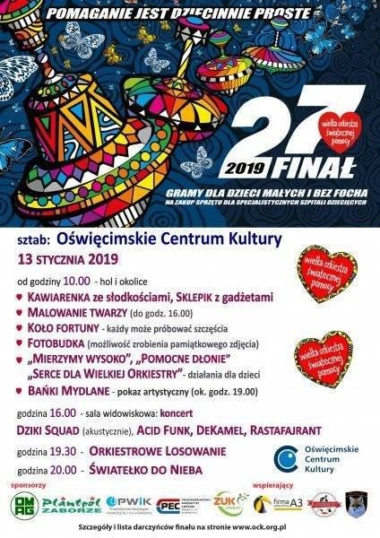 OŚWIĘCIM. Bez focha i dla małych dzieci. Orkiestra zagra już po raz 27.