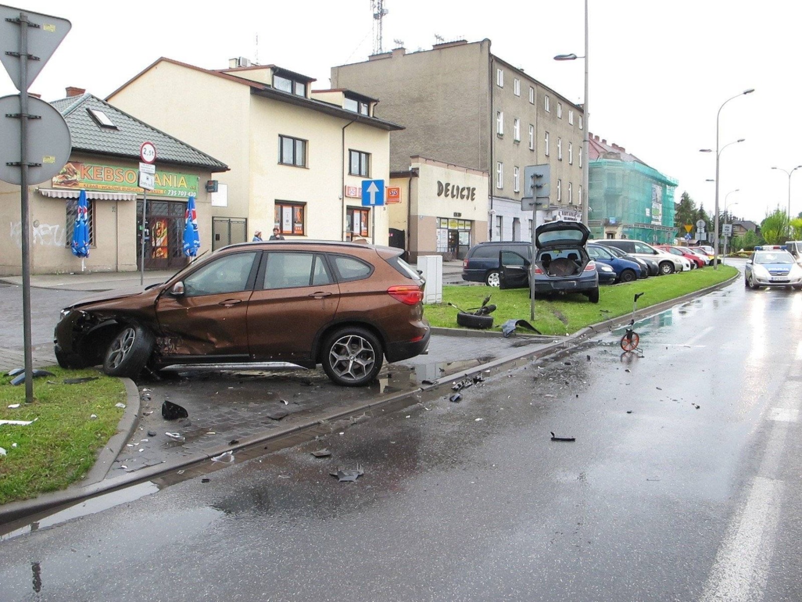 OŚWIĘCIM. Wracając z pracy zasnął za kierownicą
