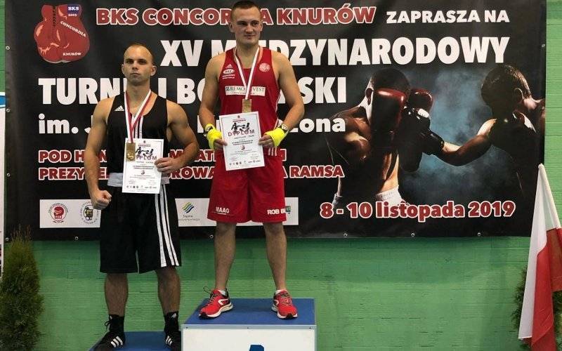 BOKS. Wiktor Czopek drugi w prestiżowym turnieju w Knurowie
