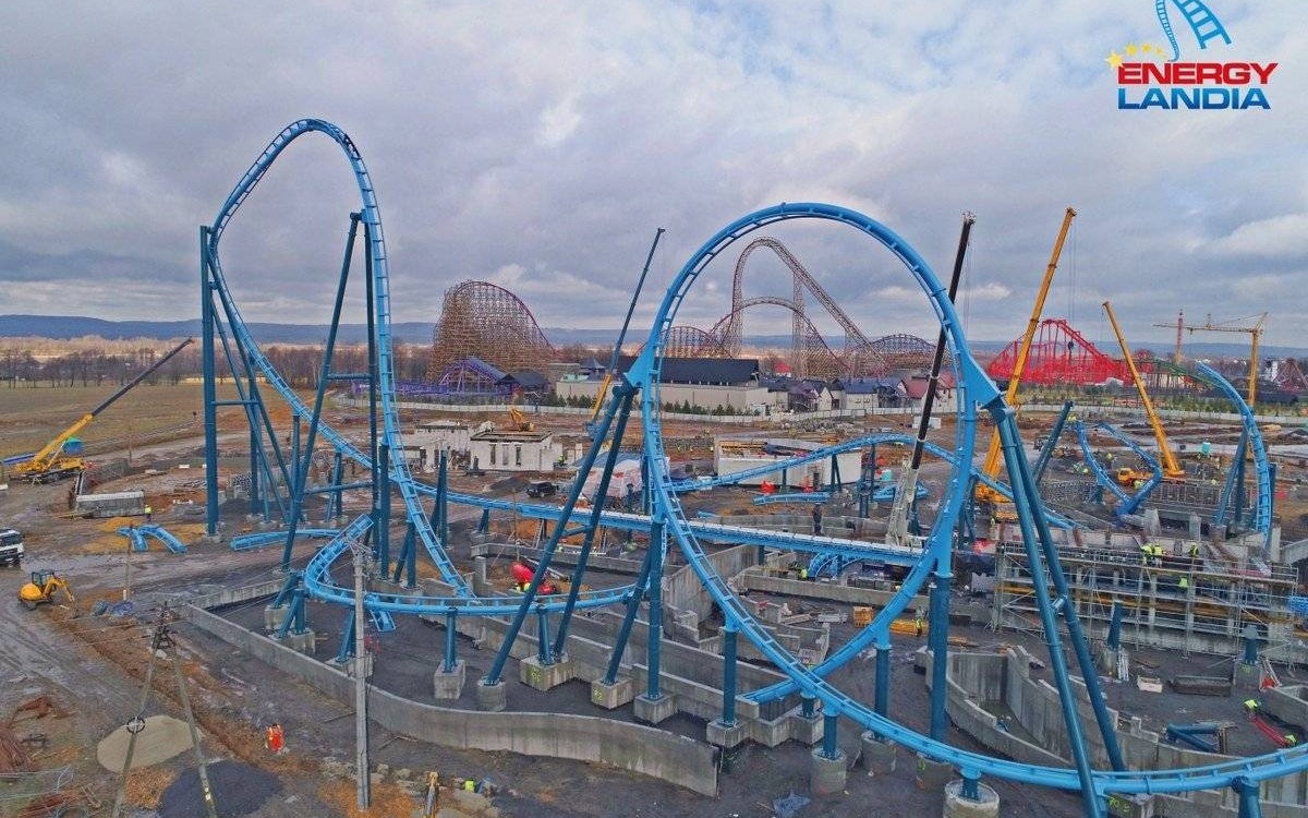 ZATOR-PRZECISZÓW. Roller coaster z 90 000 elementów! Tak się buduje atrakcje w Energylandii