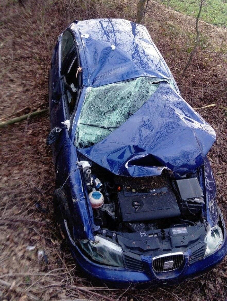 POLANKA WIELKA. Krok od tragedii. Kolizja wyglądała bardzo groźnie