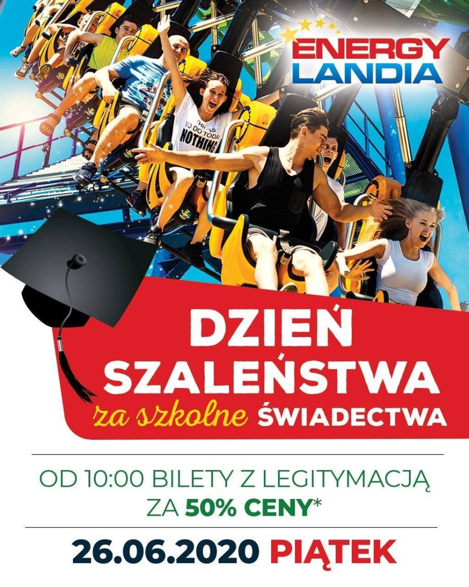 ZATOR. Na dobry początek wakacji zgarnij bilet do Energylandii 50% taniej