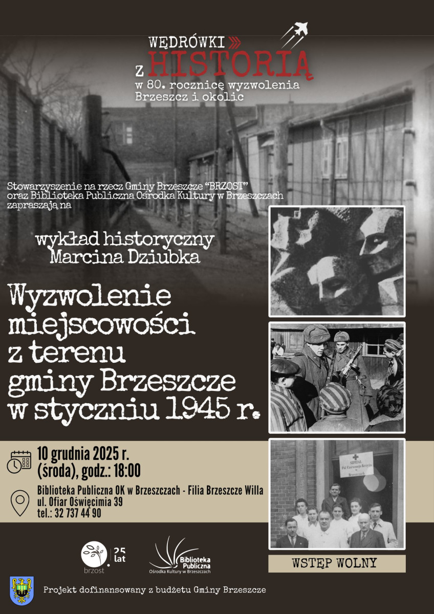Zaproszenie na kolejny wieczór z historią Brzeszcz
