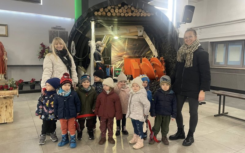 Przedszkolaki odwiedziły kopalnię ‘Brzeszcze’