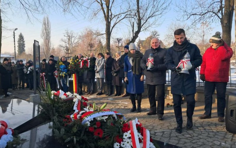 81. rocznica ewakuacji więźniów KL Auschwitz-Birkenau. Brzeszcze oddały hołd ofiarom Marszu Śmierci