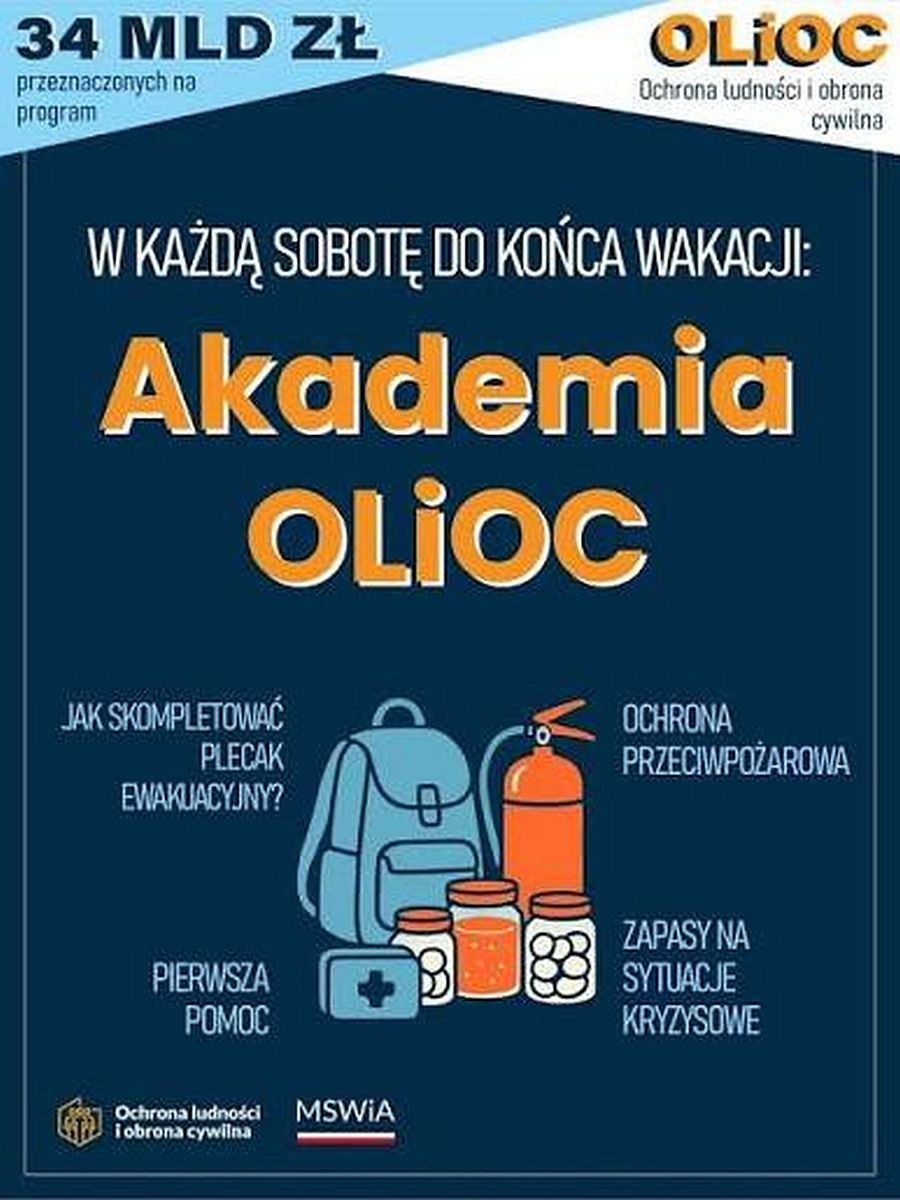 Trening reagowania akademii OLiOC w Brzeszczach