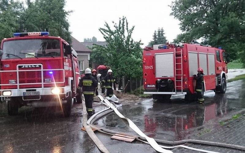 'Powódź błyskawiczna' na terenie Gminy Brzeszcze - InfoBrzeszcze.pl