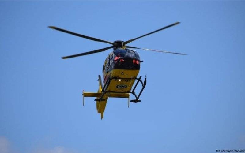 Wypadek w Przecieszynie. Ranny transportowany śmigłowcem - InfoBrzeszcze.pl
