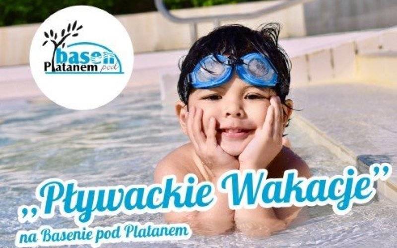 Pływackie Wakacje na Basenie pod Platanem - InfoBrzeszcze.pl