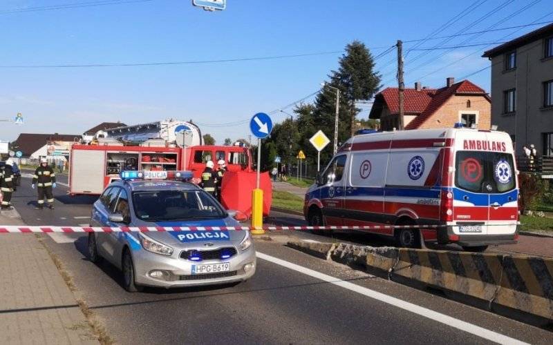 Śmiertelny wypadek na ul. Ofiar Oświęcimia - InfoBrzeszcze.pl
