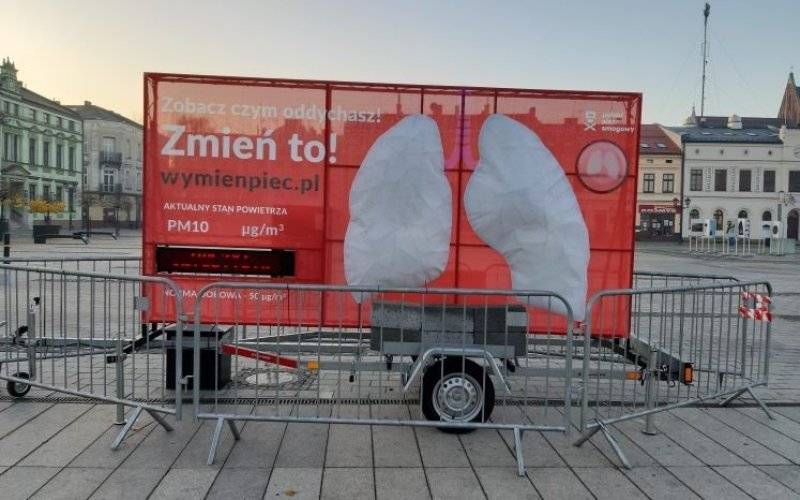 Model ludzkich płuc zobrazuje zanieczyszczenie powietrza - InfoBrzeszcze.pl