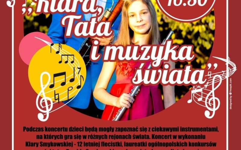 Koncert rodzinny - Klara, Tata i muzyka świata - InfoBrzeszcze.pl