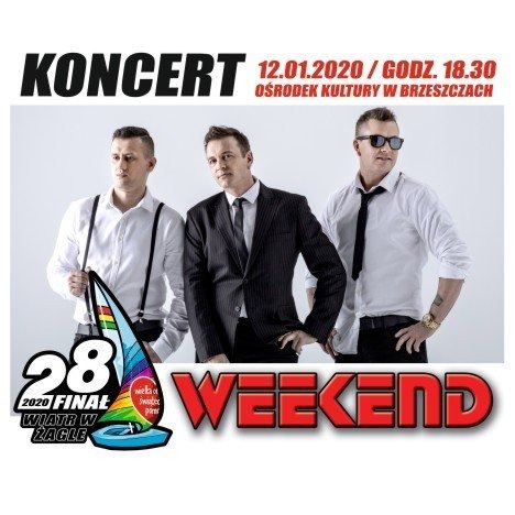 Weekend gwiazdą podczas WOŚP w Brzeszczach - InfoBrzeszcze.pl