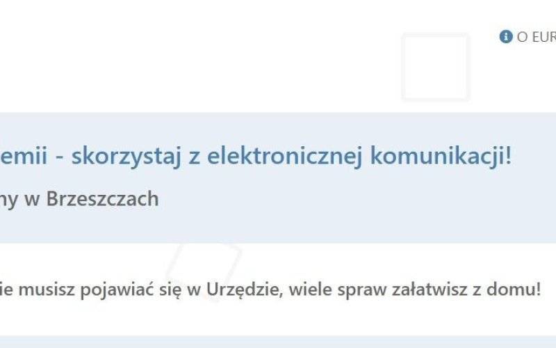 E-Urząd. Skorzystaj z elektronicznej komunikacji - InfoBrzeszcze.pl