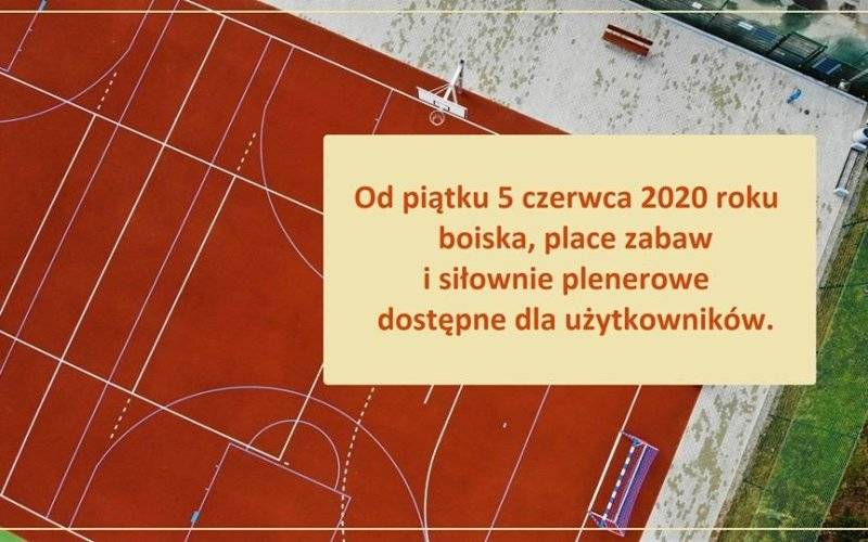 Boiska, place i siłownie otwarte dla użytkowników - InfoBrzeszcze.pl