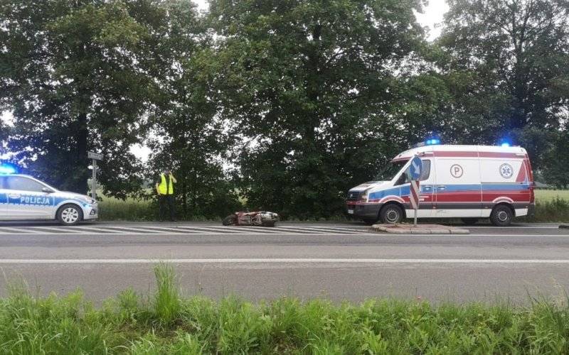 Wypadek na DW933 w Brzeszczach - InfoBrzeszcze.pl