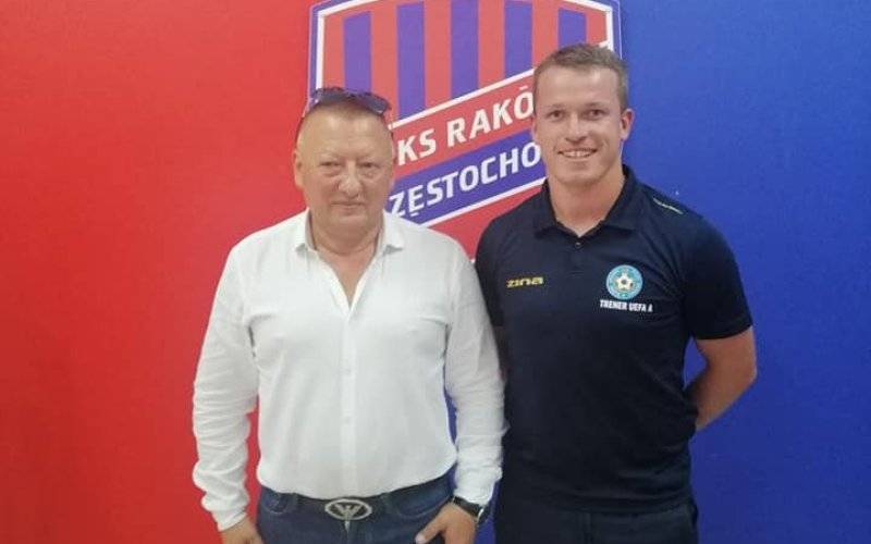 Trener Grzywa na szkoleniu w Rakowie Częstochowa - InfoBrzeszcze.pl