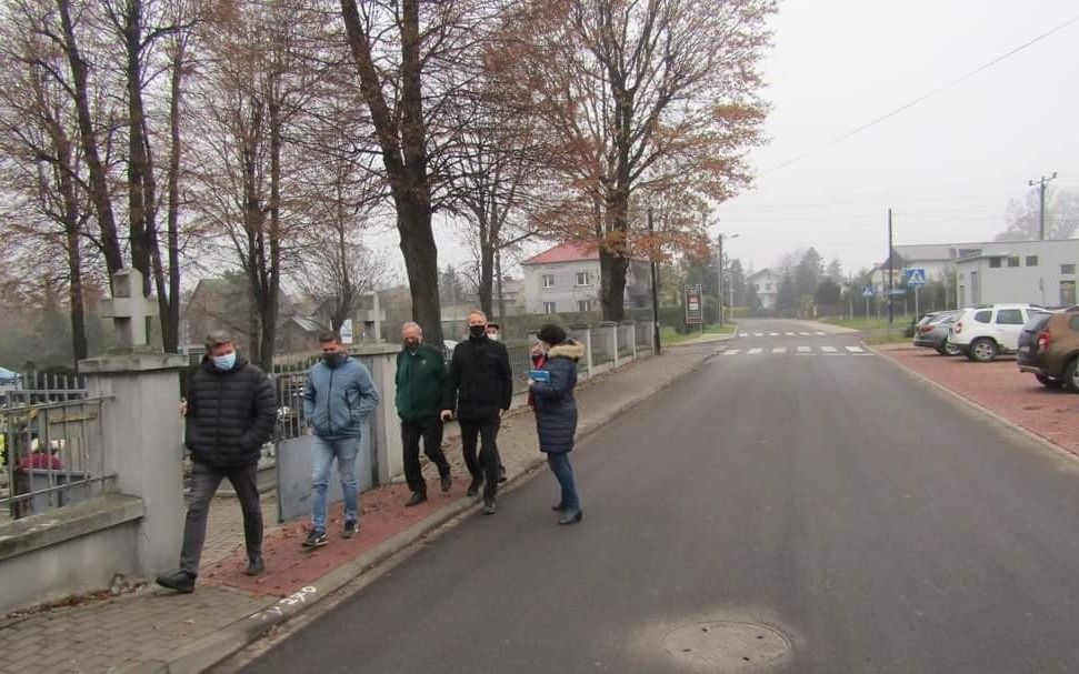 Zakończenie prac na ulicy Dąbrowskiego w Brzeszczach - InfoBrzeszcze.pl