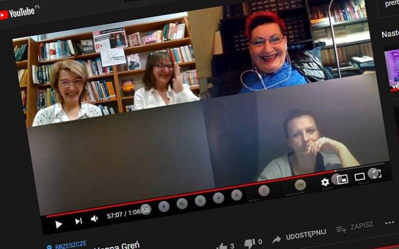 Wirtualne spotkanie autorskie z Hanną Greń - InfoBrzeszcze.pl