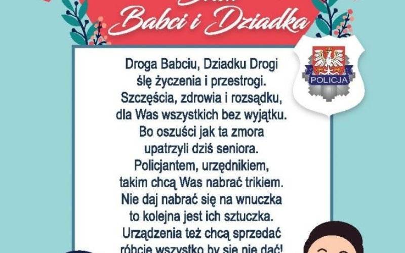 Babciu, dziadku – bądźcie ostrożni, nie dajcie się oszukać! - InfoBrzeszcze.pl