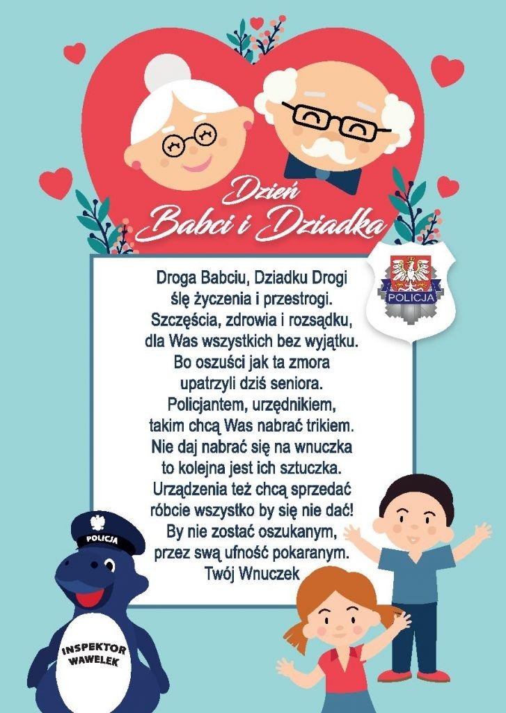 Babciu, dziadku – bądźcie ostrożni, nie dajcie się oszukać! - InfoBrzeszcze.pl