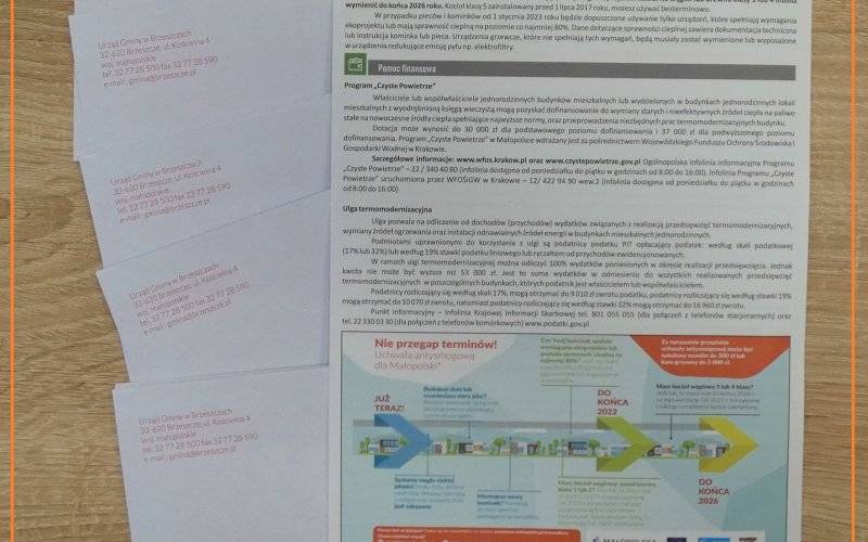 Pracownicy Urządu Gminy dostarczają mieszkańcom decyzje podatkowe - InfoBrzeszcze.pl