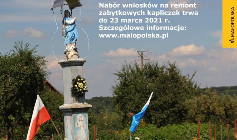 Nabór wniosków na remont zabytkowych kapliczek. - InfoBrzeszcze.pl