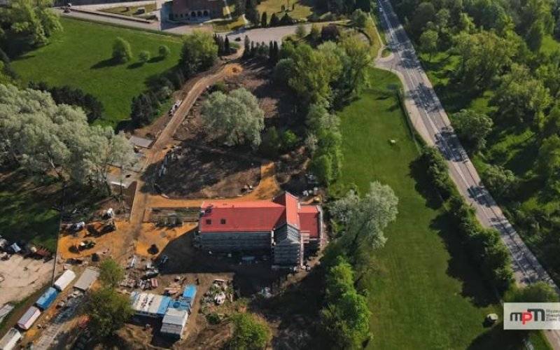 Przyszła siedziba Muzeum Pamięci z lotu ptaka - InfoBrzeszcze.pl
