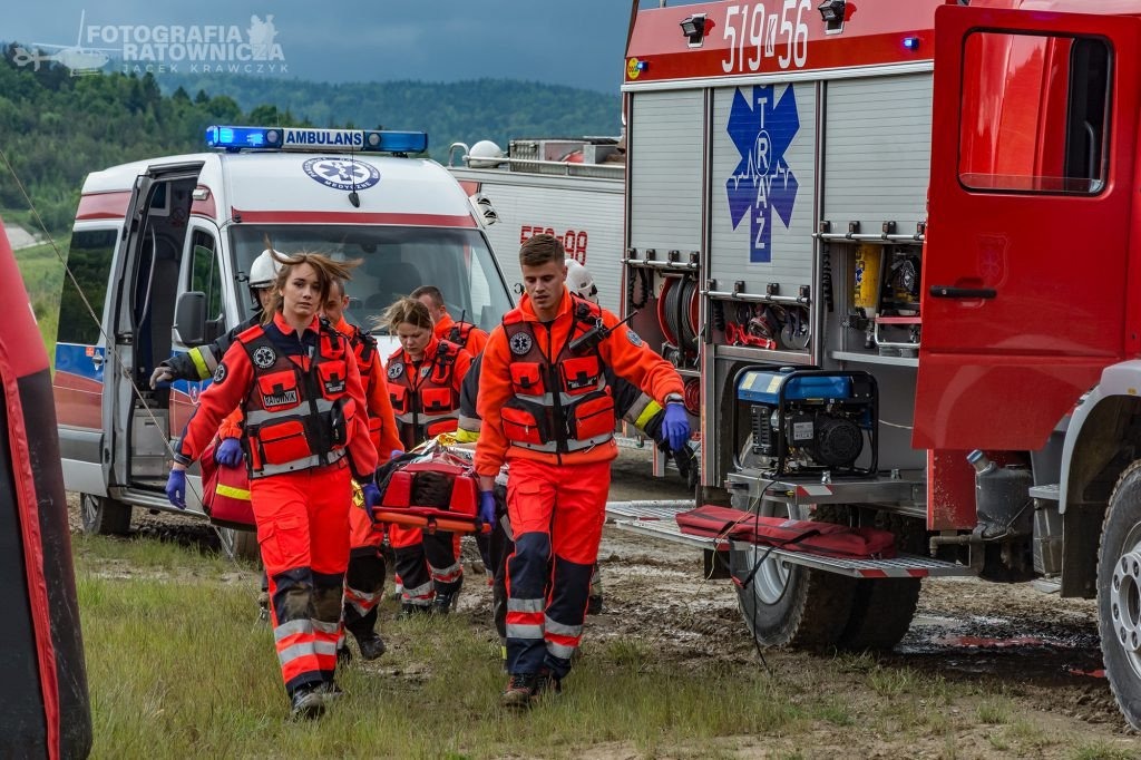 „Bezpieczna Małopolska”- w akcji m.in. strażacy OSP i ratownicy Zintegrowanej Służby Ratowniczej z Jawiszowic -FILM i ZDJĘCIA- InfoBrzeszcze.pl