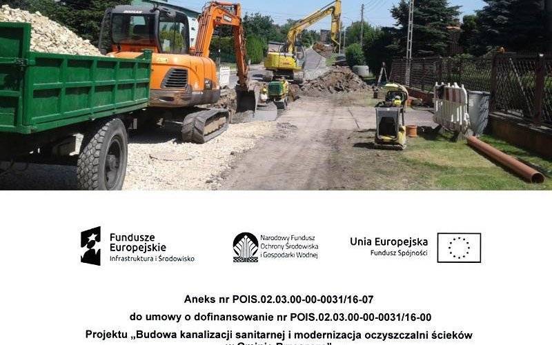 Budowa kanalizacji sanitarnej i modernizacja oczyszczalni ścieków - InfoBrzeszcze.pl