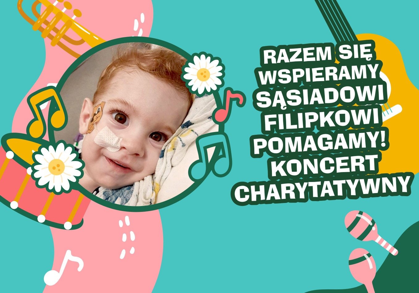 Razem się wspieramy Sąsiadowi Filipkowi pomagamy! Koncert charytatywny - InfoBrzeszcze.pl