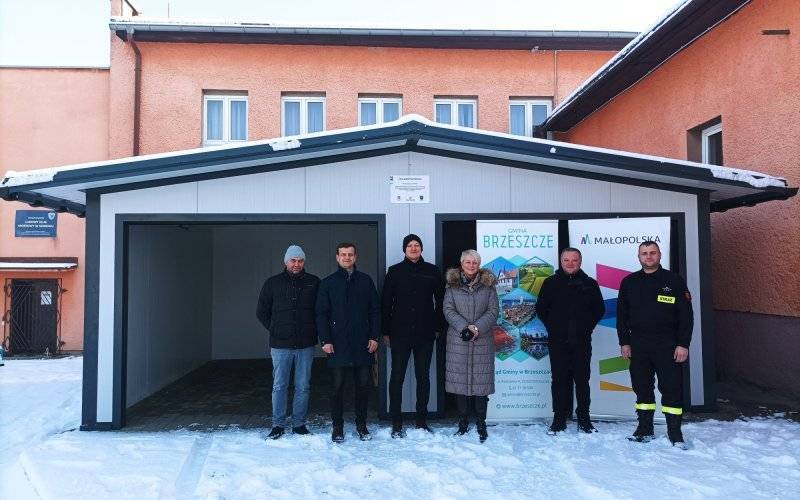 Nowy garaż dla OSP w Skidziniu - InfoBrzeszcze.pl