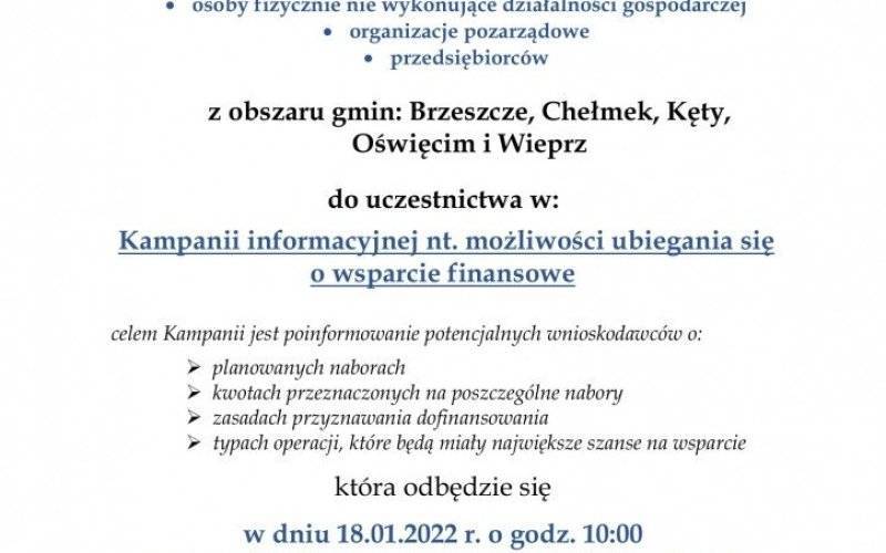 Spotkanie informacyjne nt. możliwości ubiegania się o wsparcie finansowe - InfoBrzeszcze.pl