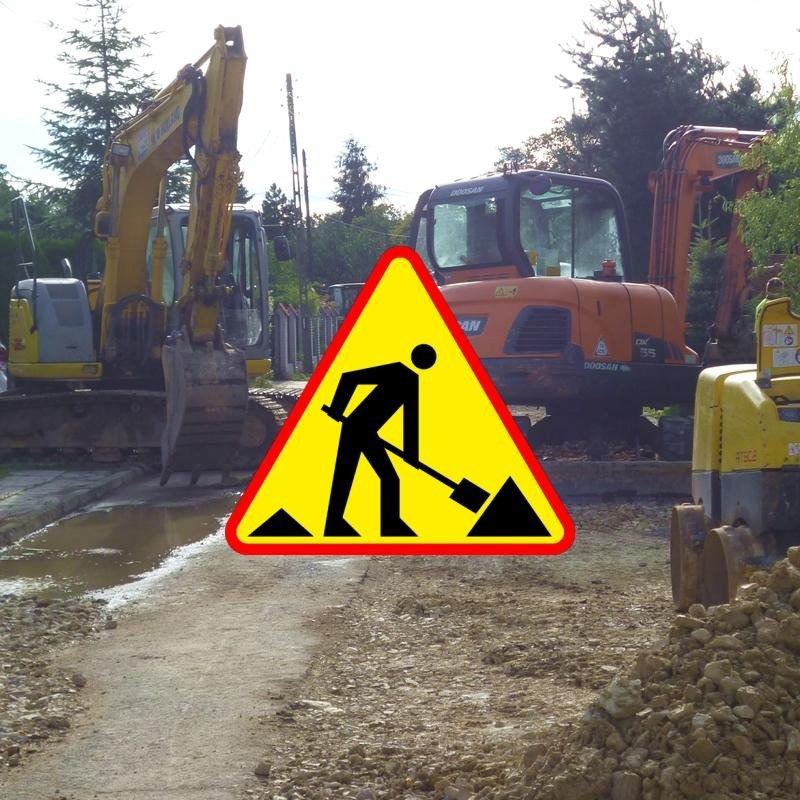 Utrudnienia na ul. Białej i ul. Hubala - InfoBrzeszcze.pl