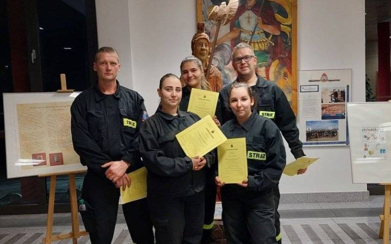 Strażacy OSP z terenu gminy Brzeszcze zakończyli kurs podstawowy. - InfoBrzeszcze.pl