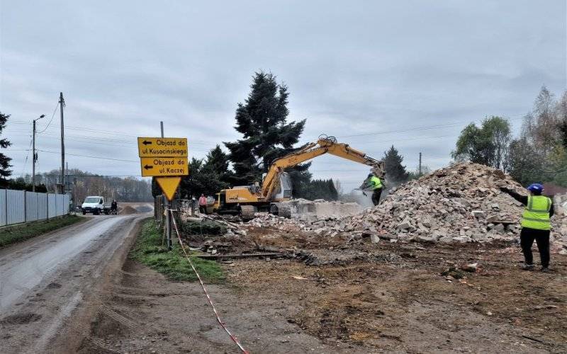 Budowa S1 nabiera tempa- w Jawiszowicach wyburzono pierwsze domy -FILM- InfoBrzeszcze.pl
