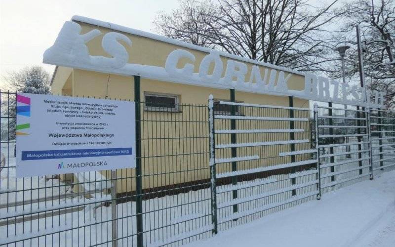 Modernizacja stadionu KS „Górnik” Brzeszcze - InfoBrzeszcze.pl