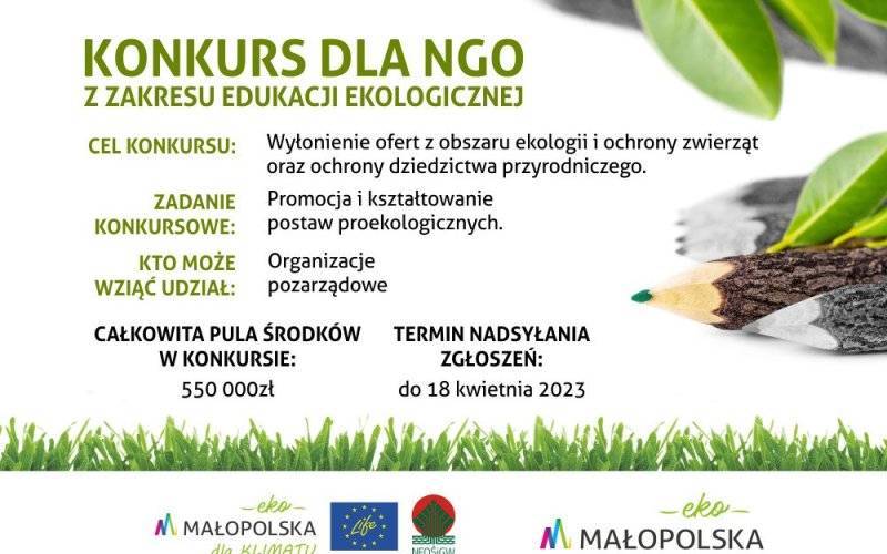 Rusza nabór w Otwartym Konkursie Ofert EkoMałopolska. Na realizację zadań przeznaczono 550 tys. złotych. - InfoBrzeszcze.pl