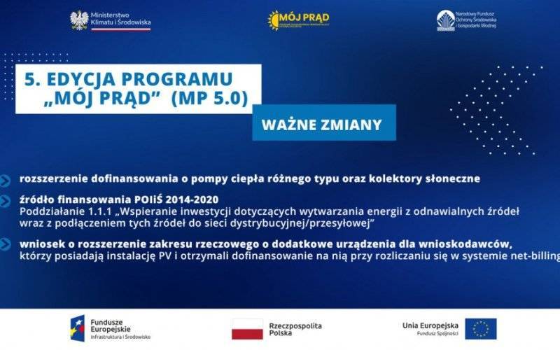 Nabór wniosków - dotacje z programu „Mój Prąd” - InfoBrzeszcze.pl