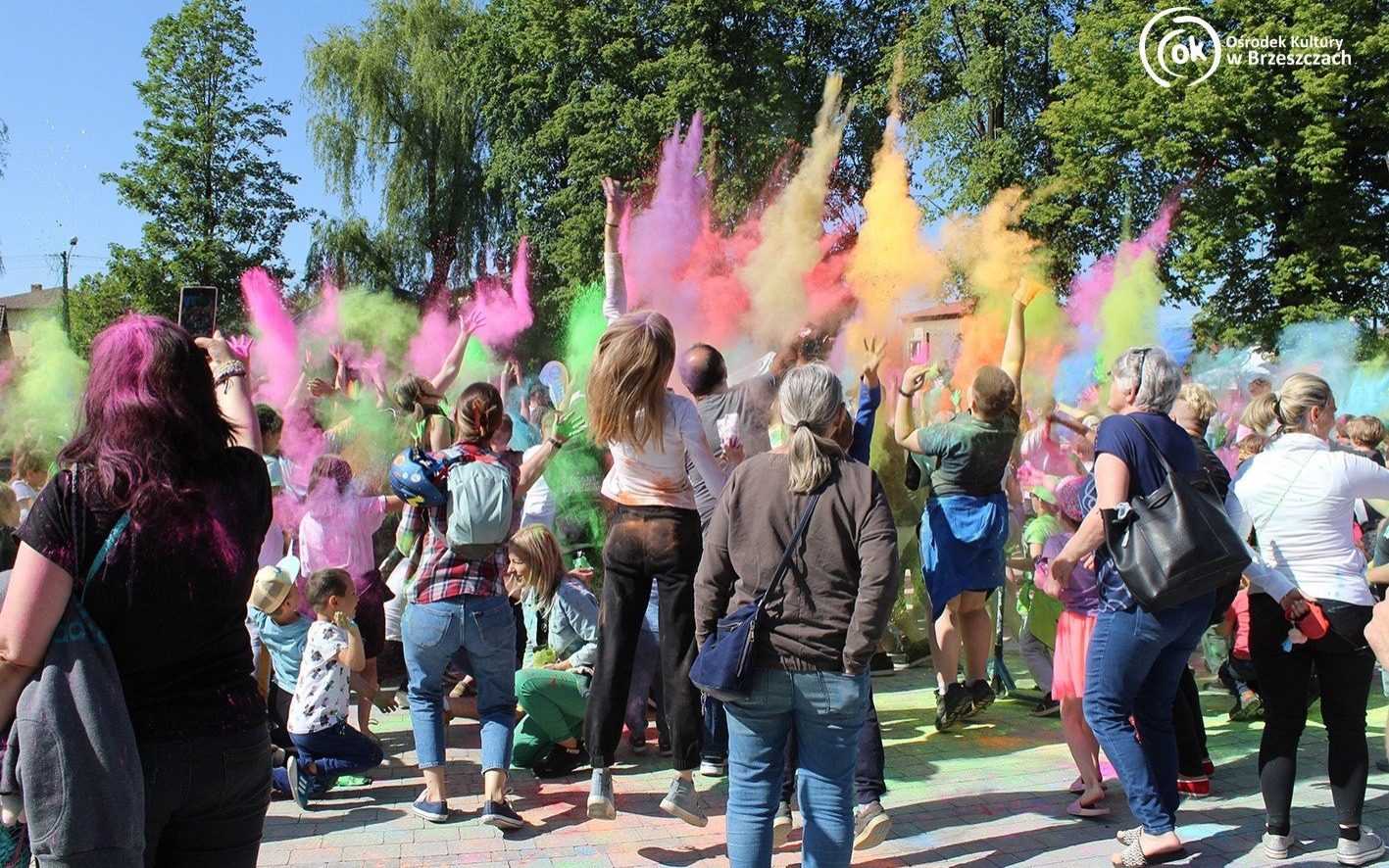 Eksplozja Kolorów w Parku Miejskim - FOTO - InfoBrzeszcze.pl