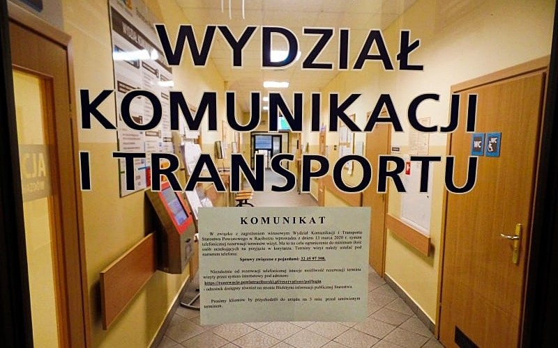 Prace serwisowe w Wydziale Komunikacji i Transportu - InfoBrzeszcze.pl