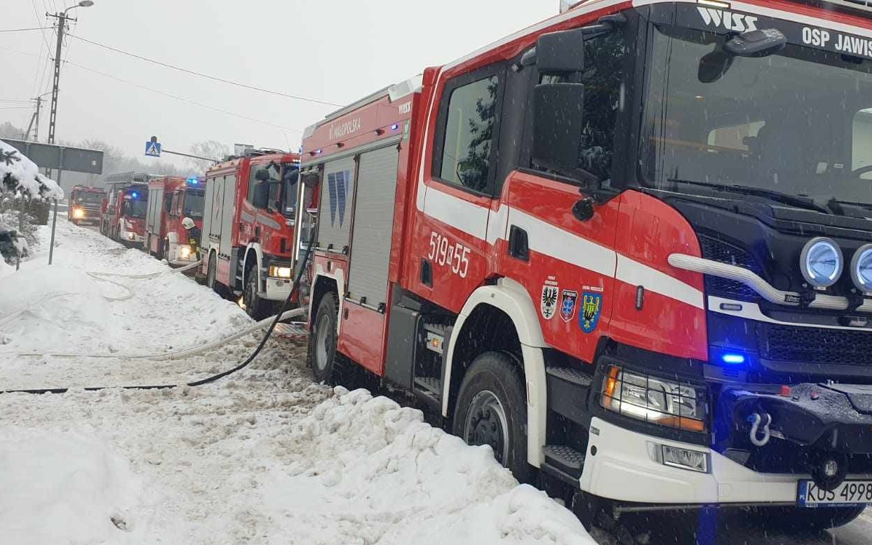 Pożar w Jawiszowicach - InfoBrzeszcze.pl