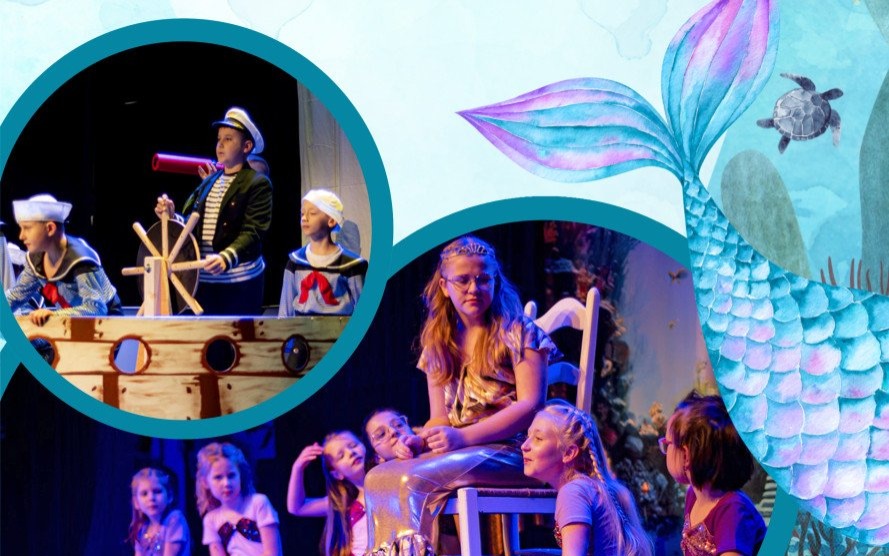 SPEKTAKL TEATRALNY "Mała Syrenka" w wykonaniu dziecięcej Grupy Teatralnej BAJDURKI działającej w Domu Kultury w Kętach - InfoBrzeszcze.pl
