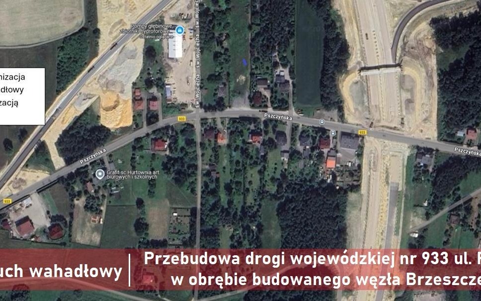 Tymczasowa Organizacja Ruchu na DW933 w Okolicach Węzła Brzeszcze - InfoBrzeszcze.pl