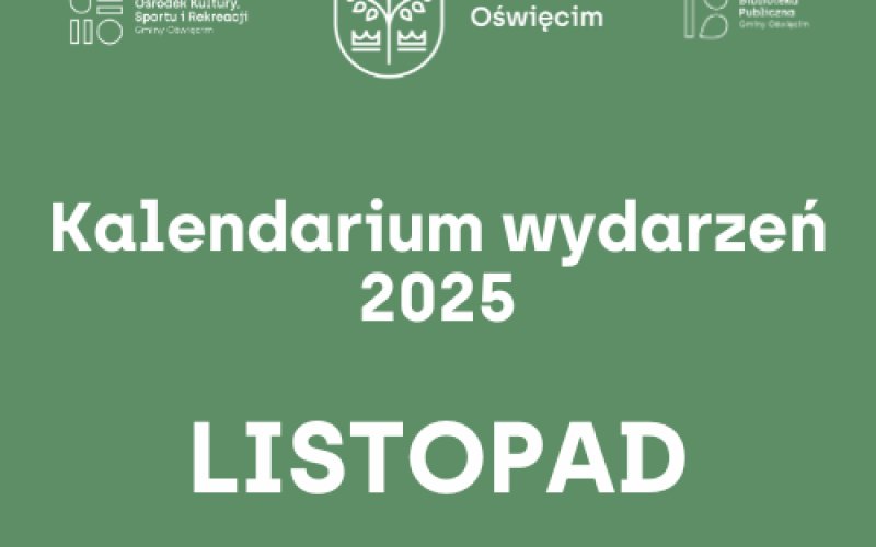 Kalendarium wydarzeń - LISTOPAD