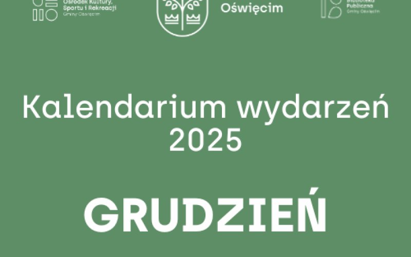 Kalendarium wydarzeń - GRUDZIEŃ